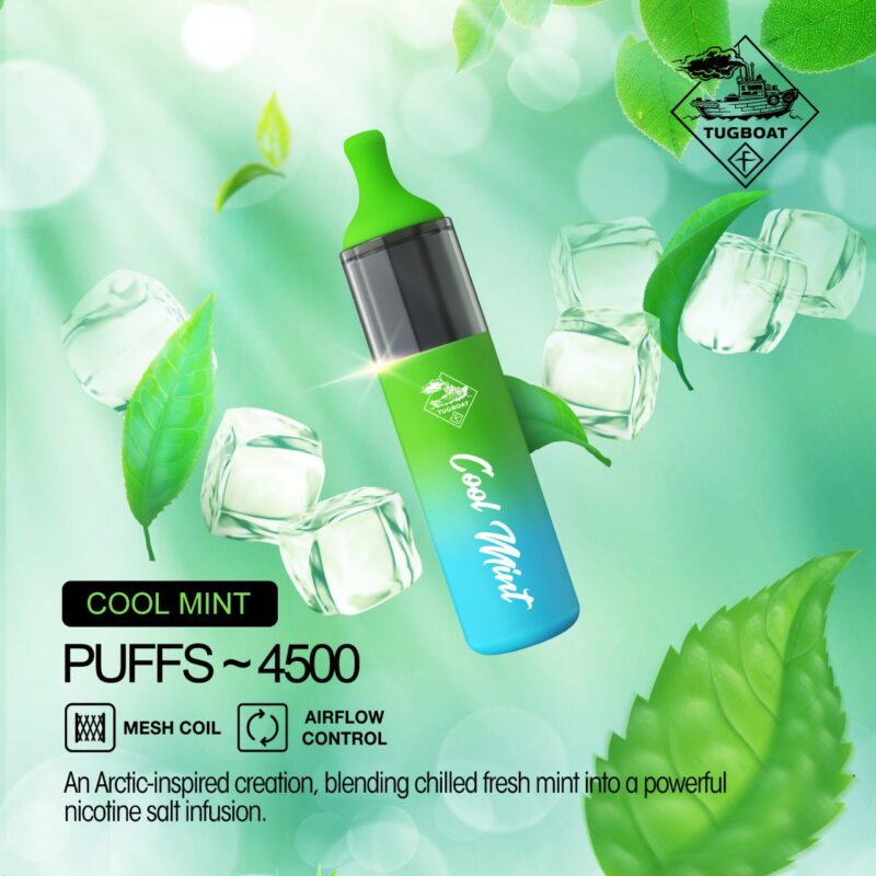 TUGBOAT EVO Disposable Vape 4500 PUFFS ALL FLAVORS IN DUBAI - Image 5