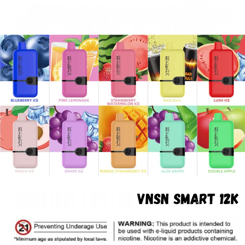 VNSN Smart 12000 Vape Deposable Puffs Best In UAE