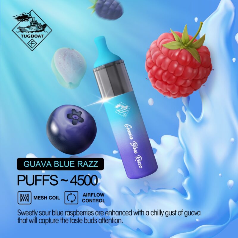 TUGBOAT EVO Disposable Vape 4500 PUFFS ALL FLAVORS IN DUBAI - Image 2