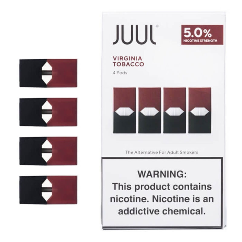 Best Juul Virginia Tobacco Pods USA 5% Best In UAE