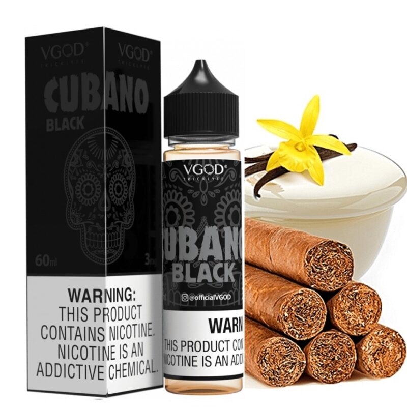 CUBANO BLACK VGOD E-LIQUID 60ML