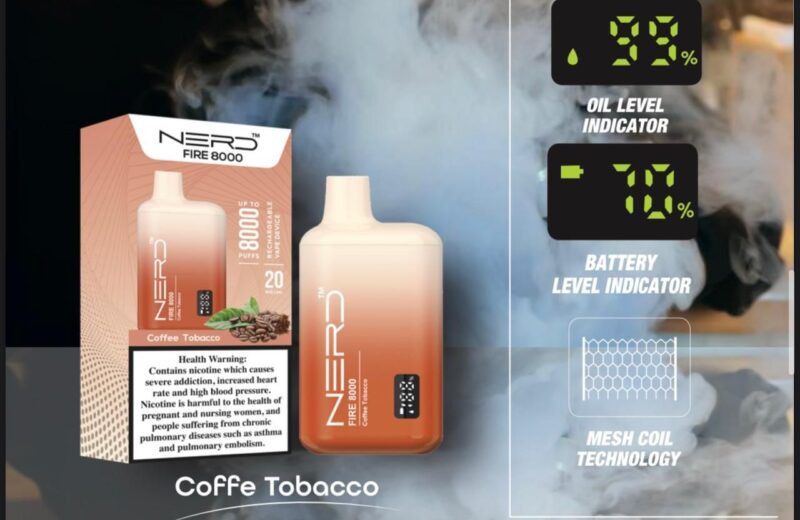 Nerd Fire 8000 Puffs Disposable Vape (2% Nicotine) In UAE - Image 10